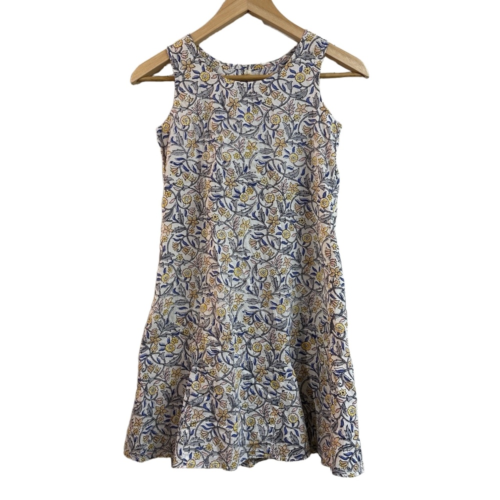 Anokhi Koki Girls 10/11 Years Cotton Floral Sleeveless A-Line Dress Summer India